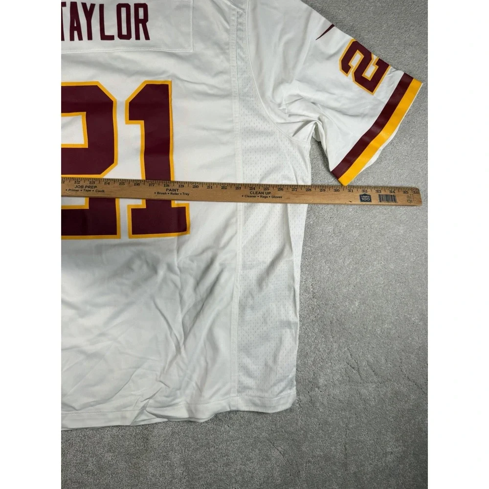 NWT Sean Taylor #21 Washington Redskins Nike On Field White NFL Jersey Mens 3XL